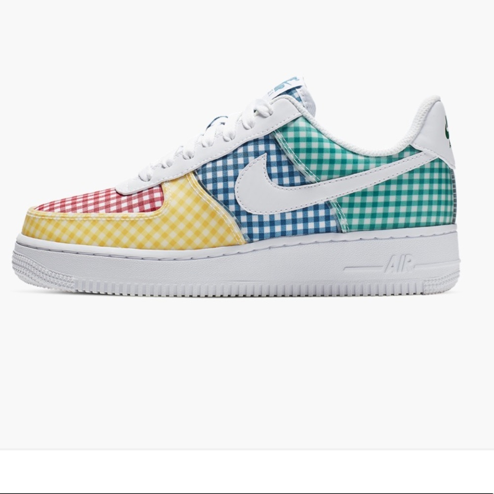 plaid nike af1s